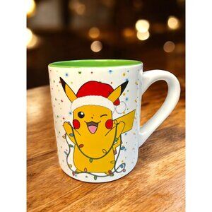 Pokemon Pikachu Double Sided Christmas Mug Coffee Cup 14 oz 2021
